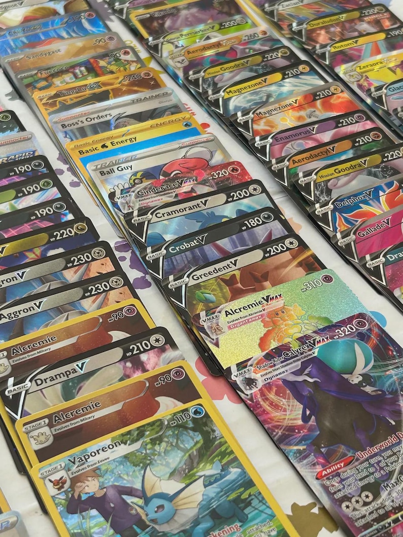 Pokemon Card Bundle | Genuine Pokemon TCG Cards | Holo & Ultra Rare Guaranteed | Pokemon Gift | Bulk Card Lot | No Fake Cards image 2