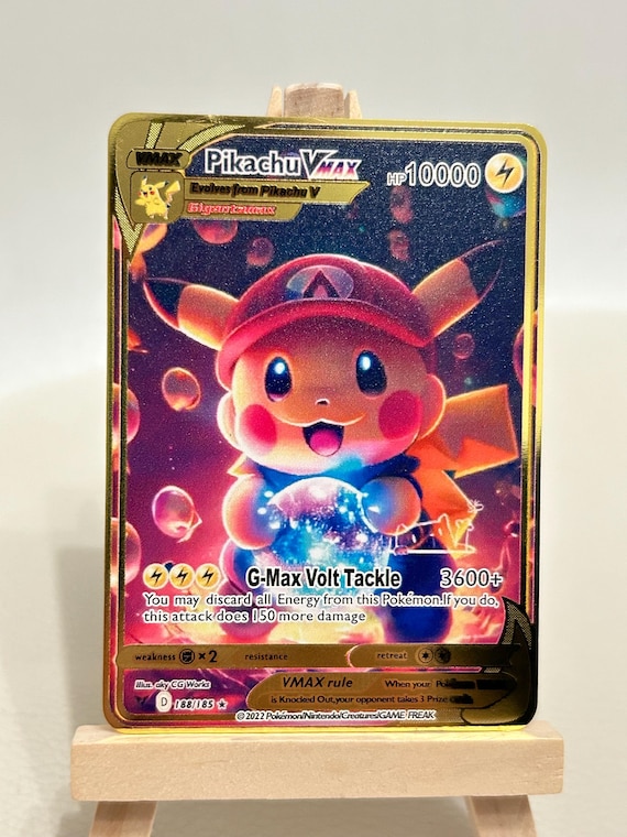 pokemon pikachu gold metal card PSA Bumper Guards main image 0
