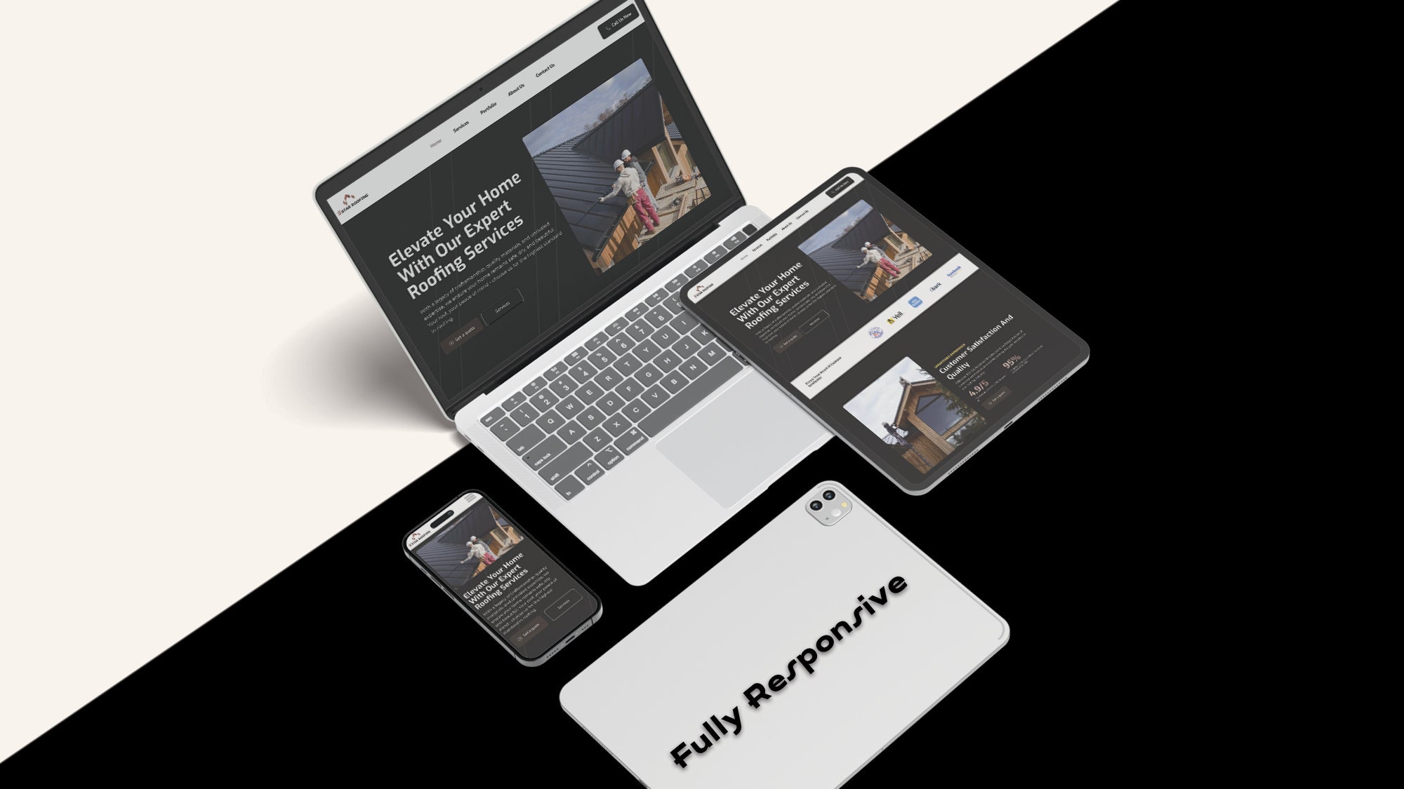 Premium Wix Template for Roofers, Home Improvement, Contractor, Wix Premium Wix Template for Roofers, Home Improvement, Contractor, Wix