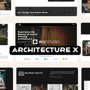 Modelo de site premium do Wix Studio para arquitetos | Designers de interiores | Site de portfólio de designers de interiores | Site de portfólio de arquitetos