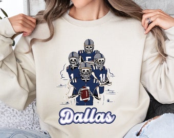 Retro Dallas Sweatshirt, Dallas Football Sweater, Trendy Dallas Football Hoodie, Classic Dallas Football Gift, Sunday Football, Cowboy Tee