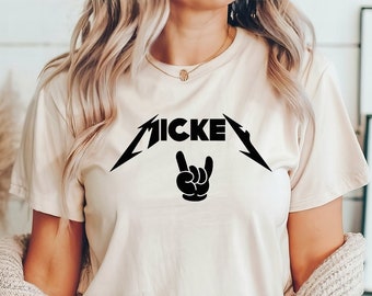 Comfort Colors Mickey Rock Disney Shirt, Disney Shirt, Kids Disney Shirt, Disney Rock And Roll Shirt, Funny Disney Shirt, Disney Iron On