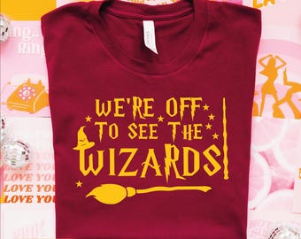 We're Off To See The Wizard, Magical Castle T-Shirt, Universal Vacation Tee, Nerd Gift, Universal Studios Shirt For Family, Comfort Colors