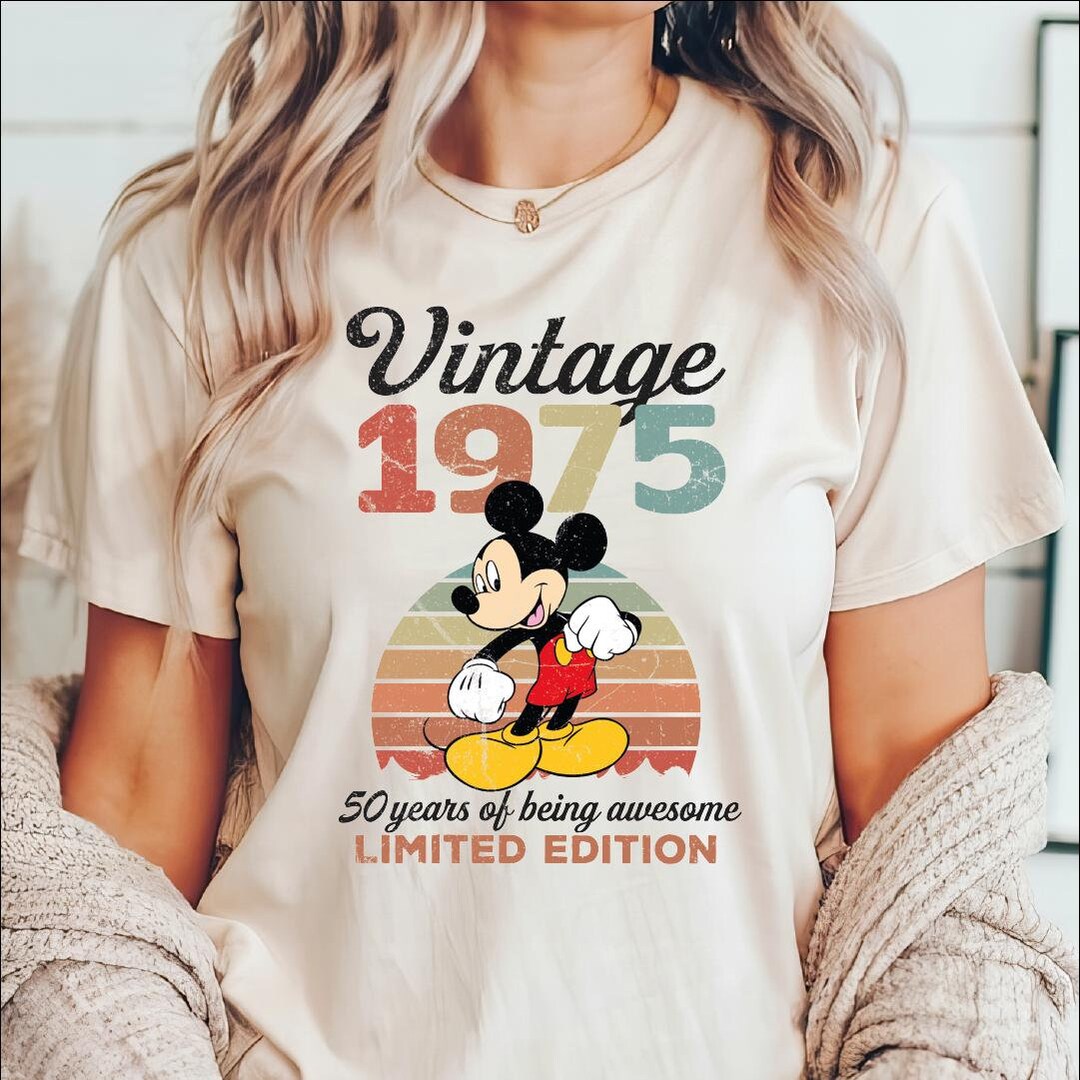 T-shirt Vintage "1975 50 Ans" - Design Cassette Et Crayon, Cadeau Anniversaire Nostalgique, édition Limitée - 11