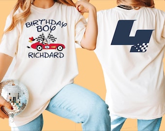 Mickey Pit Crew Birthday Shirt, Disney Racing Family Shirt, Disneyland, Mickey Birthday Matching Family Shirt, Personalized Birthday Boy Tee