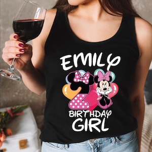 Mickey Birthday Boy Tank Top, Mickey Birthday Matching Family Tank Tops, Personalized Birthday Boy Gift, Birthday Boy Family Tank Top