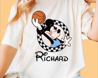 Mickey Basketball Shirt, Disney Basketball T-Shirt, Mickey Mouse Basketball Tee, Basketball Shirt, Game Day Tee, Basketball Hoodie