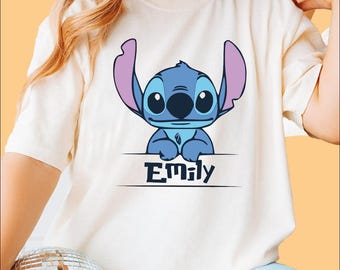 Disney Stitch Name Shirt, Lilo & Stitch Shirt, Experiment 626 T-Shirt, Custom Stitch Shirt, Disney Trip Shirt, Disney Lover Gift