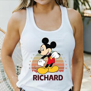 Mickey Birthday Boy Tank Top, Mickey Birthday Matching Family Tank Tops, Birthday Boy Family Tank Top,  Personalized Birthday Boy Gift