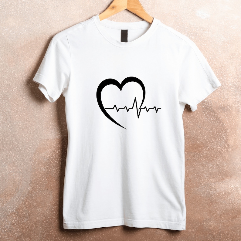 Heartbeat Svg, Heartbeat Line Svg, Heartbeat Clipart, Nurse Svg ...