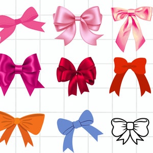 Farfallino in formato SVG, file in formato SVG fiocco, vettore fiocco, clipart fiocco, bundle SVG fiocco in nastro, fiocco per capelli in formato SVG, farfallino in formato SVG, file per Silhouette Cameo o Cricut