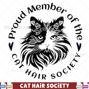 Crazy Cat Lady Club SVG-Datei für Cricut Laser Gravur Crafting Plotter Schneiden Perfekte Katzenmama Geschenk Katzenliebhaber Design Katzenhaare Gesellschaft SVG.