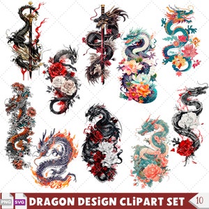 Japanese Dragon Tattoo Design Fantasy Dragon Printable Stencils T-Shirt Designs Japanese Dragon Printable Designs.