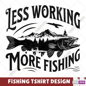 Fishing SVG Set for Sublimation & Laser Engraving | Retro Fishing Shirt Design, Dad Gift, Father’s Day Fishing T-Shirt Ideas