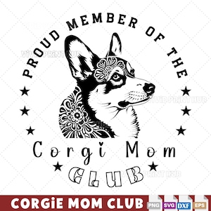 Corgis Mutter Geschenkideen für Cricut Projekte, Corgis Shirt Design, perfektes Hund Droomer Geschenk, Laser Gravur Geschenkidee für Corgis-Liebhaber.