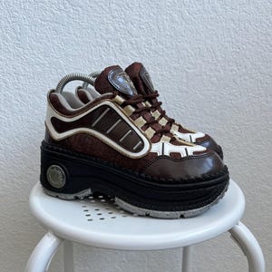 Vintage 90's TriNet Platform Sneakers Shoes