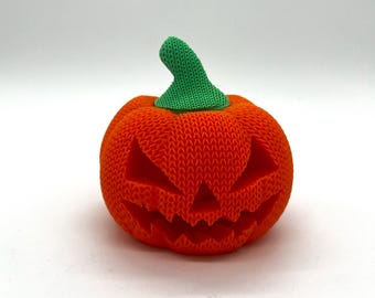 Calabaza Halloween Impreso en 3D - Decoraciones de calabaza hechas a mano, Decoraciones de otoño, Decoraciones de calabaza para fiestas de Halloween