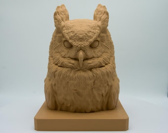 Impresión 3D de búhos