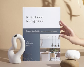 Printable Downsizing Workbook | Move & Simplify Home Guide | Decluttering Checklist PDF | Instant Download