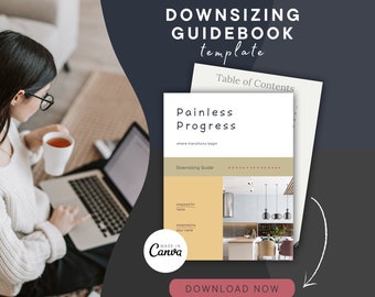 Downsizing Guide for Clients | Realtor & Senior Transition Professional Toolkit | Printable Client Resource PDF