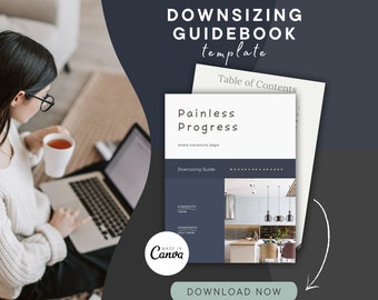 Downsizing Guide for Clients | Realtor & Senior Transition Professional Toolkit | Printable Client Resource PDF