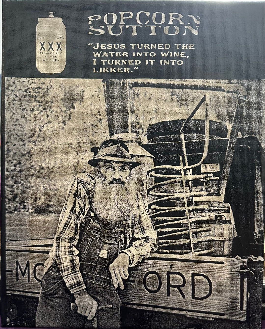 Popcorn Sutton Legendary Moonshiner From Maggie Valley North Etsy