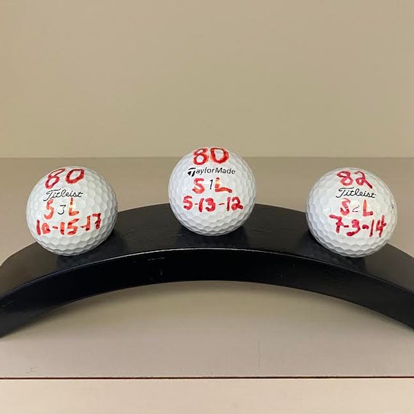 3 GOLFBALL DISPLAY HOLDER