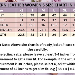 Genuine Lambskin Leather Jacket Women Biker Motorcycle Jacket, Handmade Plus Size Fit Custom Leather Jacket, Women Real Leather Jacket image 7