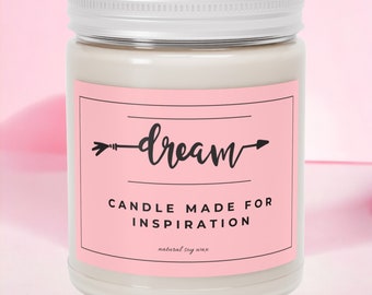 Dream Candle, Luxurious Candle, Long-lasting scent, Refreshing Candle, Soy wax Candle, Fragrant Candle, Housewarming Gift, Refreshing Candle