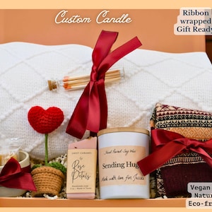 Thank you Gift Box for Friends, Pospartum Care Package, Cozy Hug in a Box, Post Surgery Gift Box, Get Well Soon Gift Package, Box Blanket
