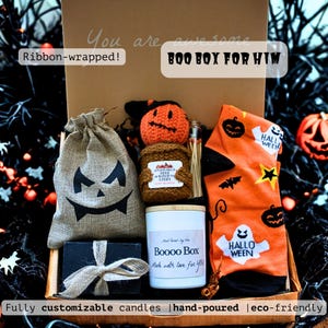Halloween Care Pacakge for Him, Boo Box for Men, Spooky Care Package, Boo Basket for Her, Spooky Halloween Mystery Box, Witchy Birthday Box