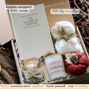 Fall Care Package for Her, Cozy Fall Gift Box, Autumn Self Care Package, Hug in a Box, Fall Gifts, Comfort Basket, Cozy Gift for Women