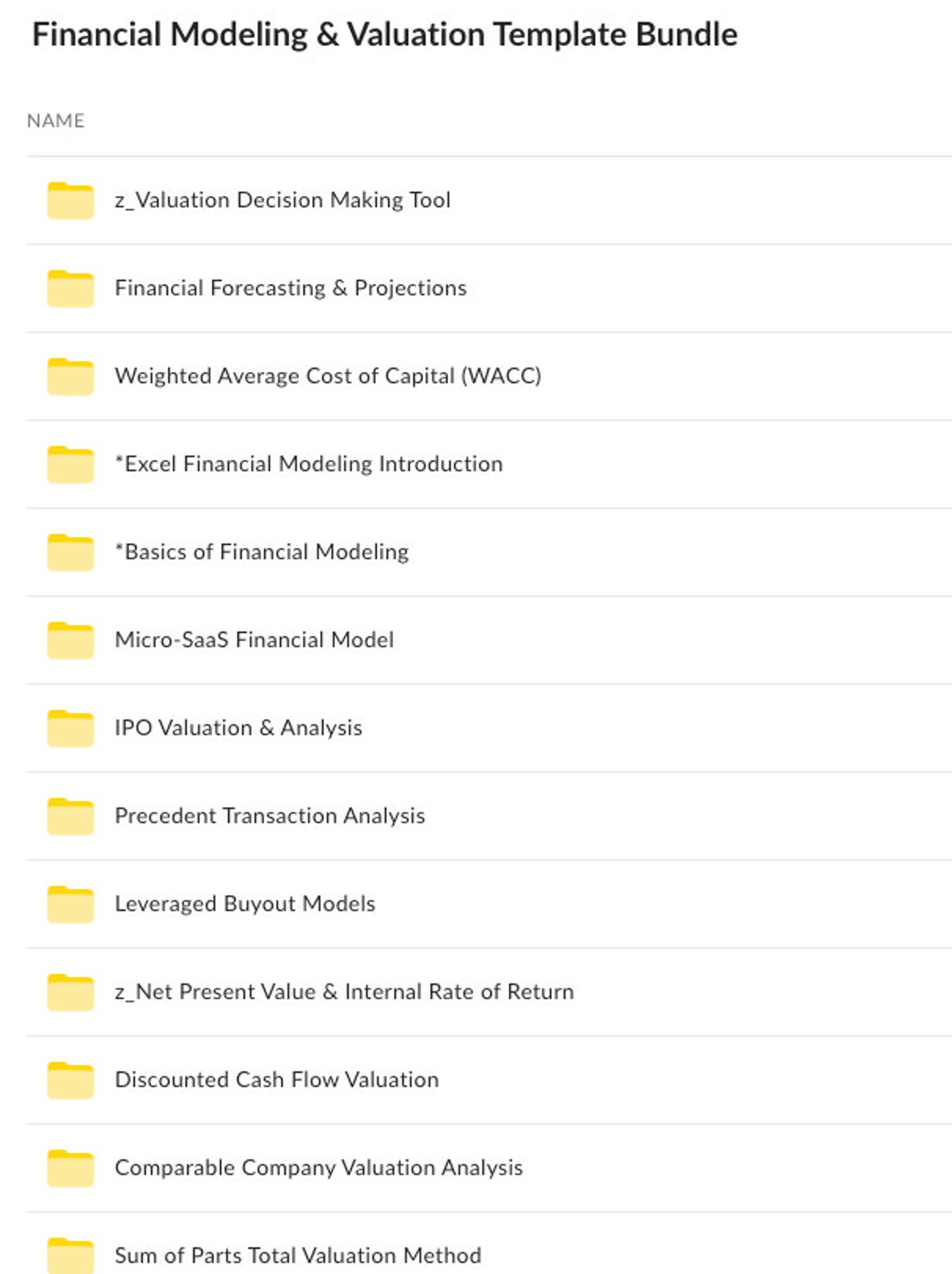 Basics of Financial Modeling (4 Excel Templates, 2 Qualitative Guides ...