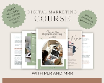 Make Money Online Course, Done For You Digital Marketing Guide with Master Resell Rights, Private Label Rights, PLR, MRR Money Manifestation