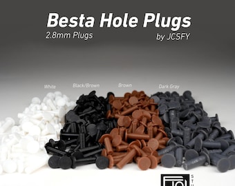 Ikea BESTA Bookshelf Hole Plugs Pack Cover Caps White Wardrobe Half Size Black Brown White Oak Besta Book Shelf 2.8mm Diameter Plug