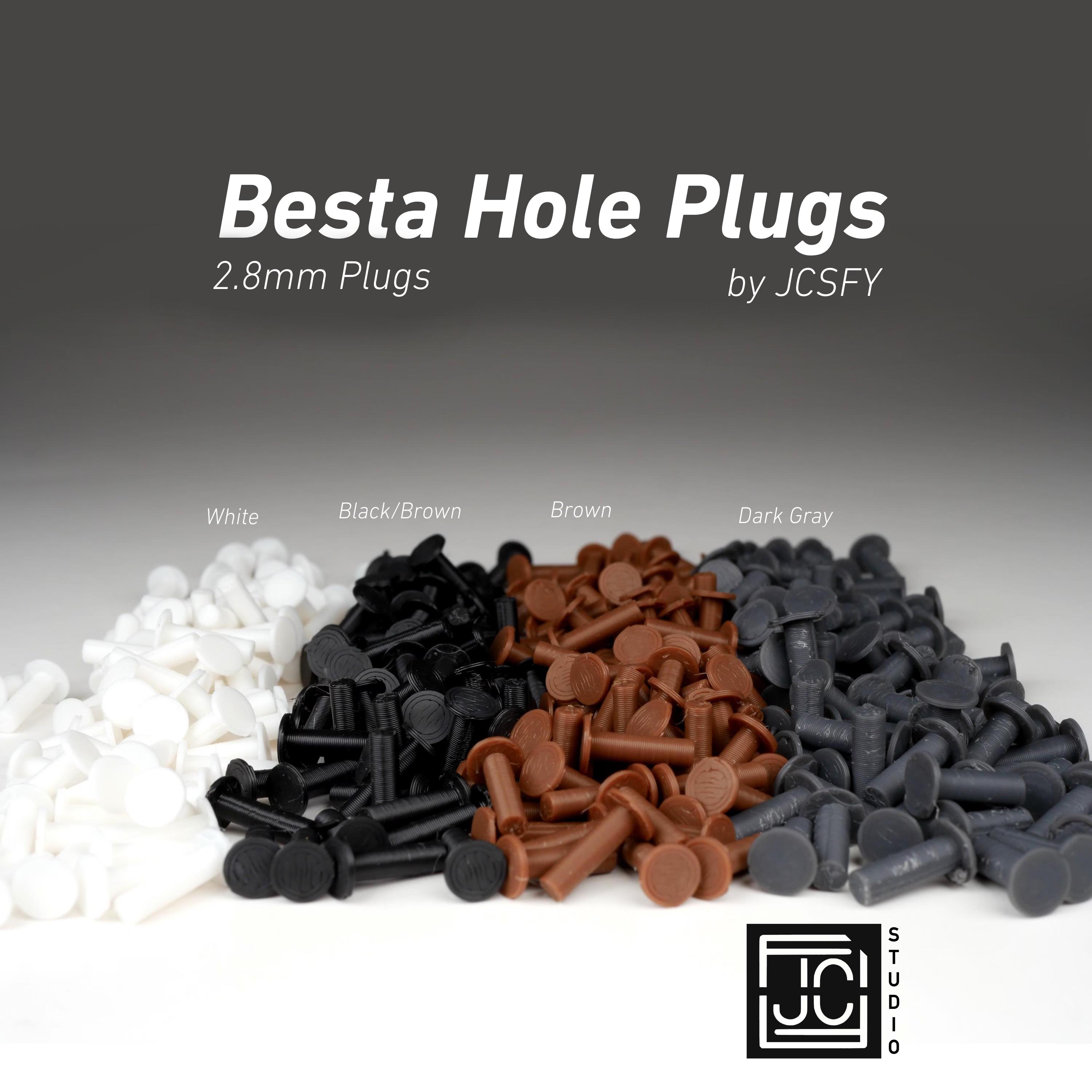 Ikea BESTA Bookshelf Hole Plugs Pack Cover Caps White Wardrobe