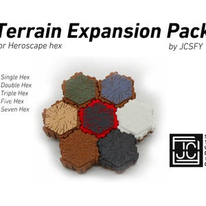 Pacchetto di espansione del terreno per Heroscape Hex Terrain Gioco da tavolo completo / da tavolo / in miniatura dipingibile / Gioco di ruolo D&D Hero Scape Game JCSFY