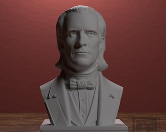 James K. Polk Statue, 11th U.S. President Decor, Patriotic Office Shelf Accent, American History Gift