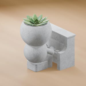 Key Plays It Green | Piano Planter, Music Room Decor, Keyboard Musician Display, Decorative Plant Pot, Collectible Shelf Figure from JCSFY