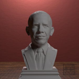 Barack Obama-staty, dekor till USA:s 44:e president, patriotisk kontorshylldekor, present med amerikansk historia