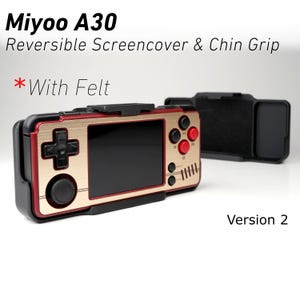 Capa de tela 2 em 1 para A30, capa de feltro reversível com forro de feltro e envoltório de feltro, ergonômica, portátil, dois em um, Miyoo