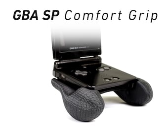 GBA SP Comfort Grip by JCSFY Strukturierte Griffe Schwarz Original Game Boy Blomenta SP Hand gehalten dicke Farbe | Steckplätze in einem mobilen Spielgerät