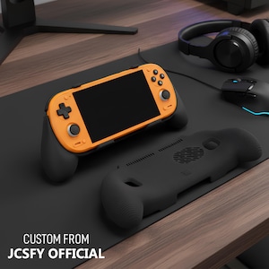 Grip voor Retroid Pocket 6-greep 2-in-1 omkeerbare schermafdekking en dikke comfortabele hoes met vilt omslag Ergonomische RP6 handheld 2n1 van JCSFY afbeelding 7