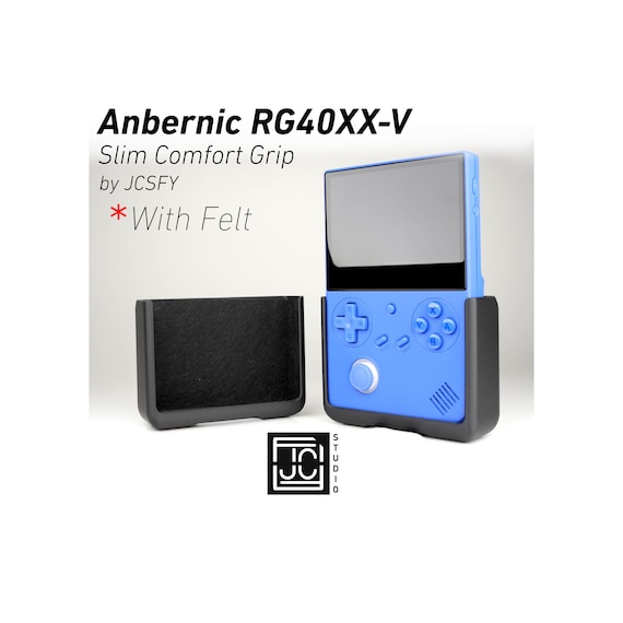 Grip for Anbernic RG40XX-V Slim Comfort Grip Felt Lining Case With