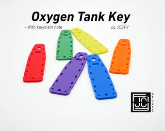 Medical Backboard Oxygen Tank Key | EMT First Responder Tool | Compact Emergency Access Key by JCSFY