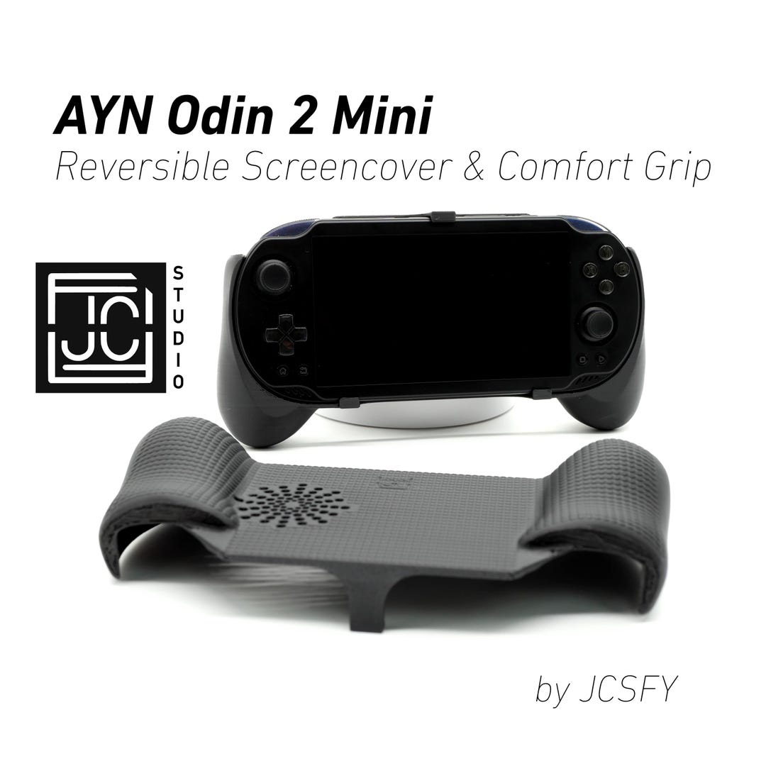 Ayn Odin 2 Mini Grip 2-in-1 Reversible Screen Cover & Thick