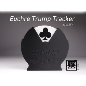 Rueda giratoria Euchre Trump Tracker para naipes, con símbolos de corazón, diamante, sábalo y trébol, deslizamiento suave de fieltro, blanca o negra, ideal como regalo para jugadores de cartas.