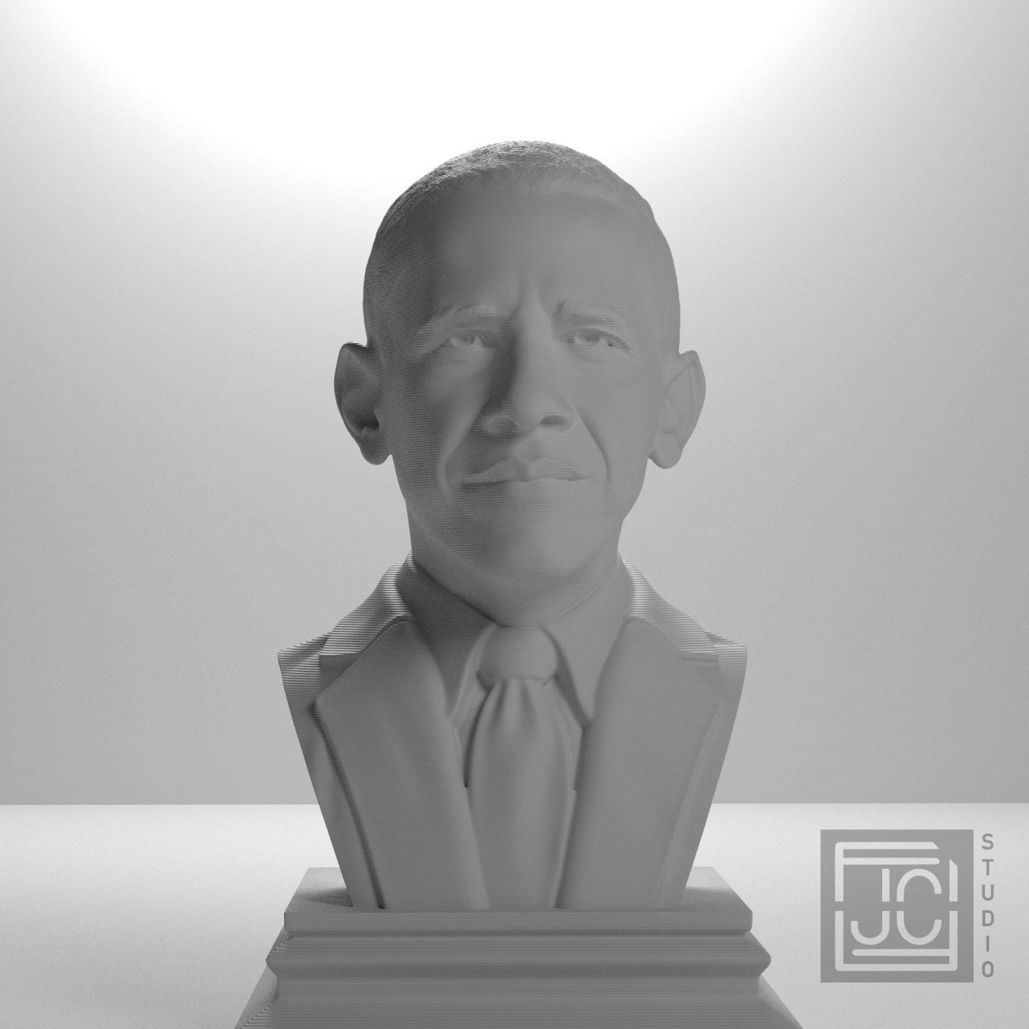 Barack Obama Statue, 44th U.S. President Decor, Patriotic Office Shelf ...