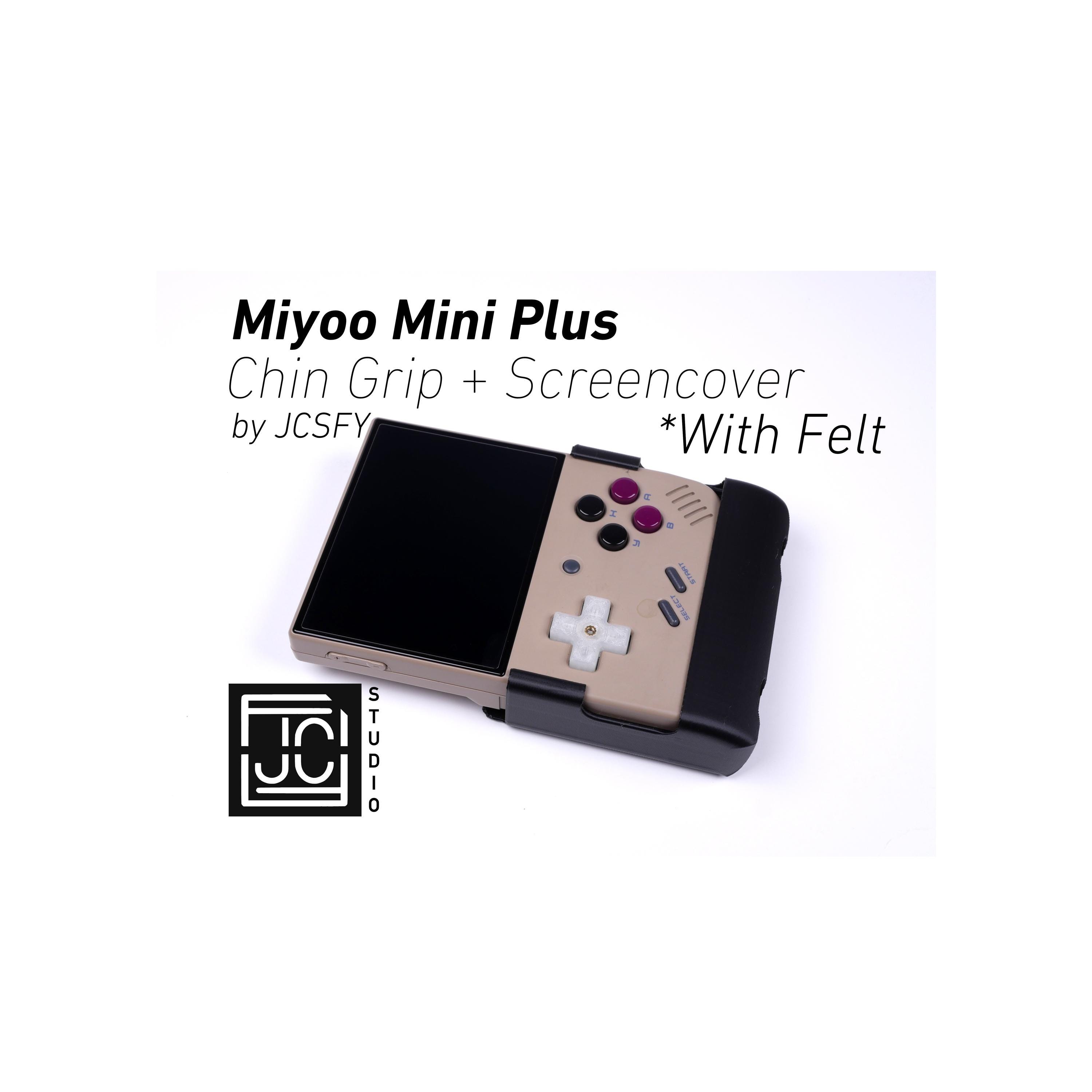 Grip for Miyoo Mini Plus Reversible Screen Cover Chin Grip Felt