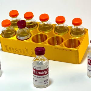 Insulin Vial Fridge Storage Organizer | Humalog Novalog Aspart ...